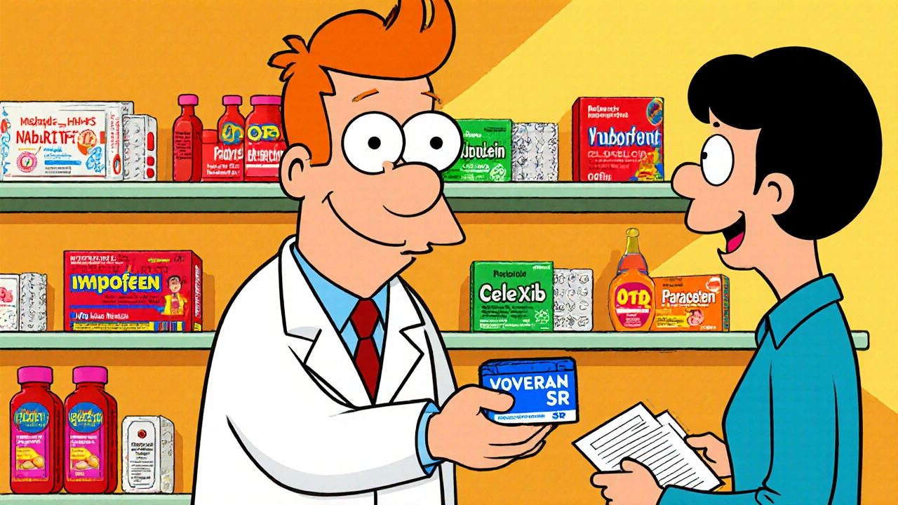 Voveran SR (Diclofenac) vs. Common NSAID Alternatives - Detailed Comparison