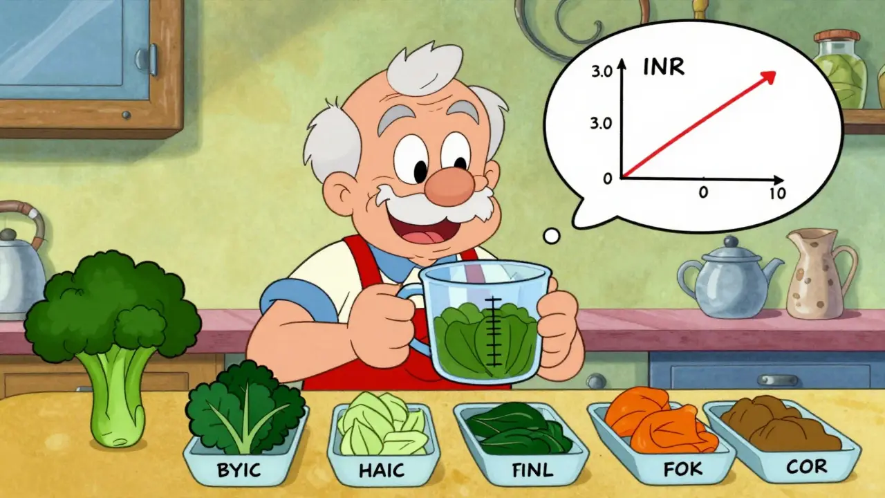 Vitamin K Foods and Warfarin Interactions for INR Control