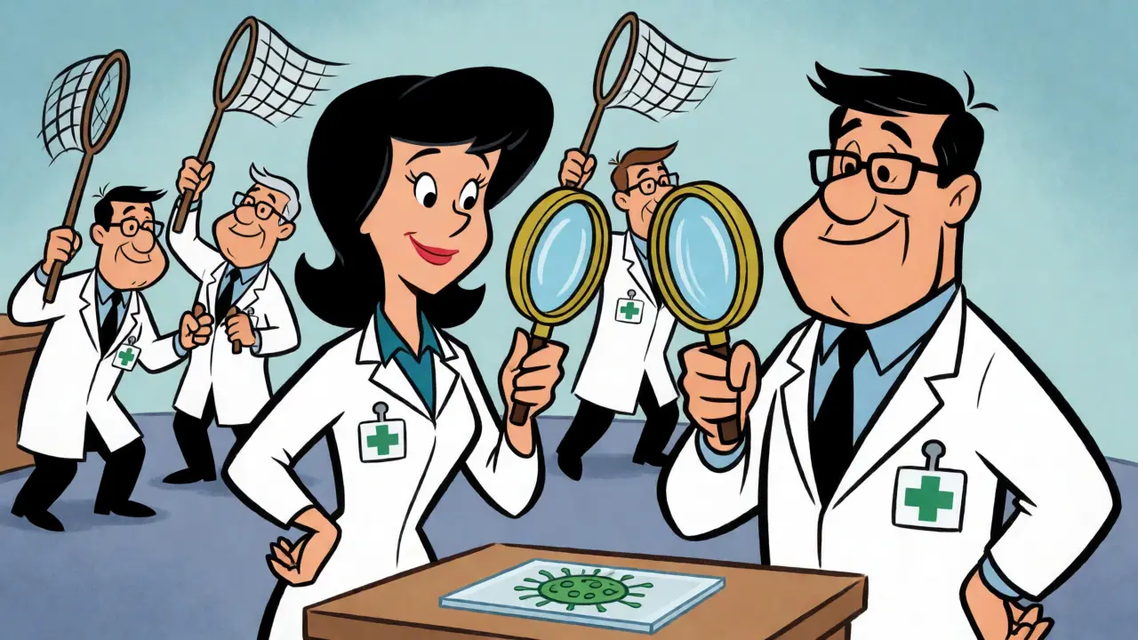 Medical stewards using precision targeting to treat infections without collateral damage.
